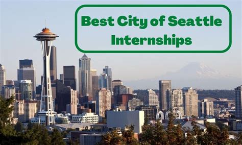 city of seattle jobs|Internships .